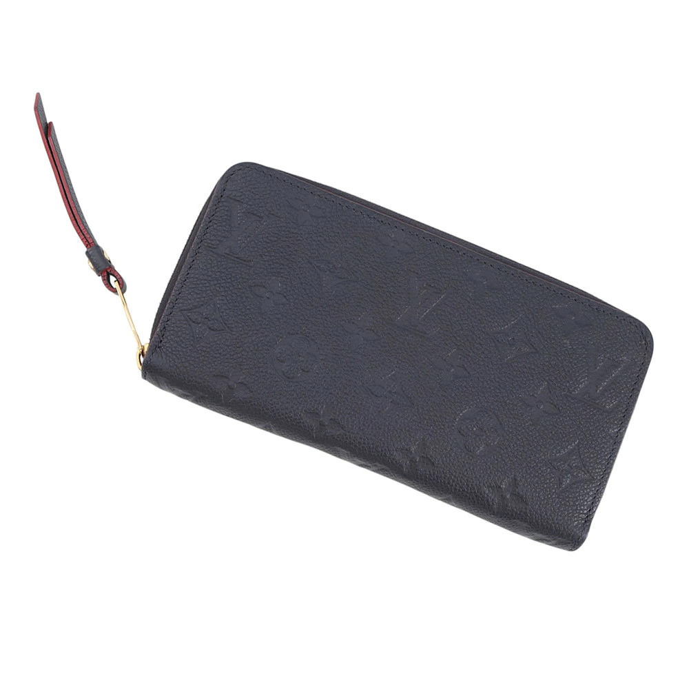 Louis Vuitton Monogram Empreinte Zippy Wallet Long Round Zipper